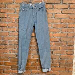 Naked & Famous High Rise Jeans Womens Size‎ 25 Recycled Cotton Denim Stone Blue